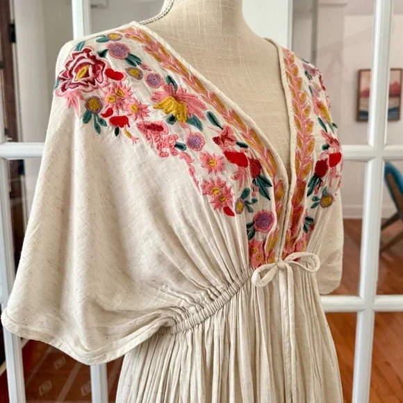 World Market Embroidered Maxi Dress - Picture 8 of 13